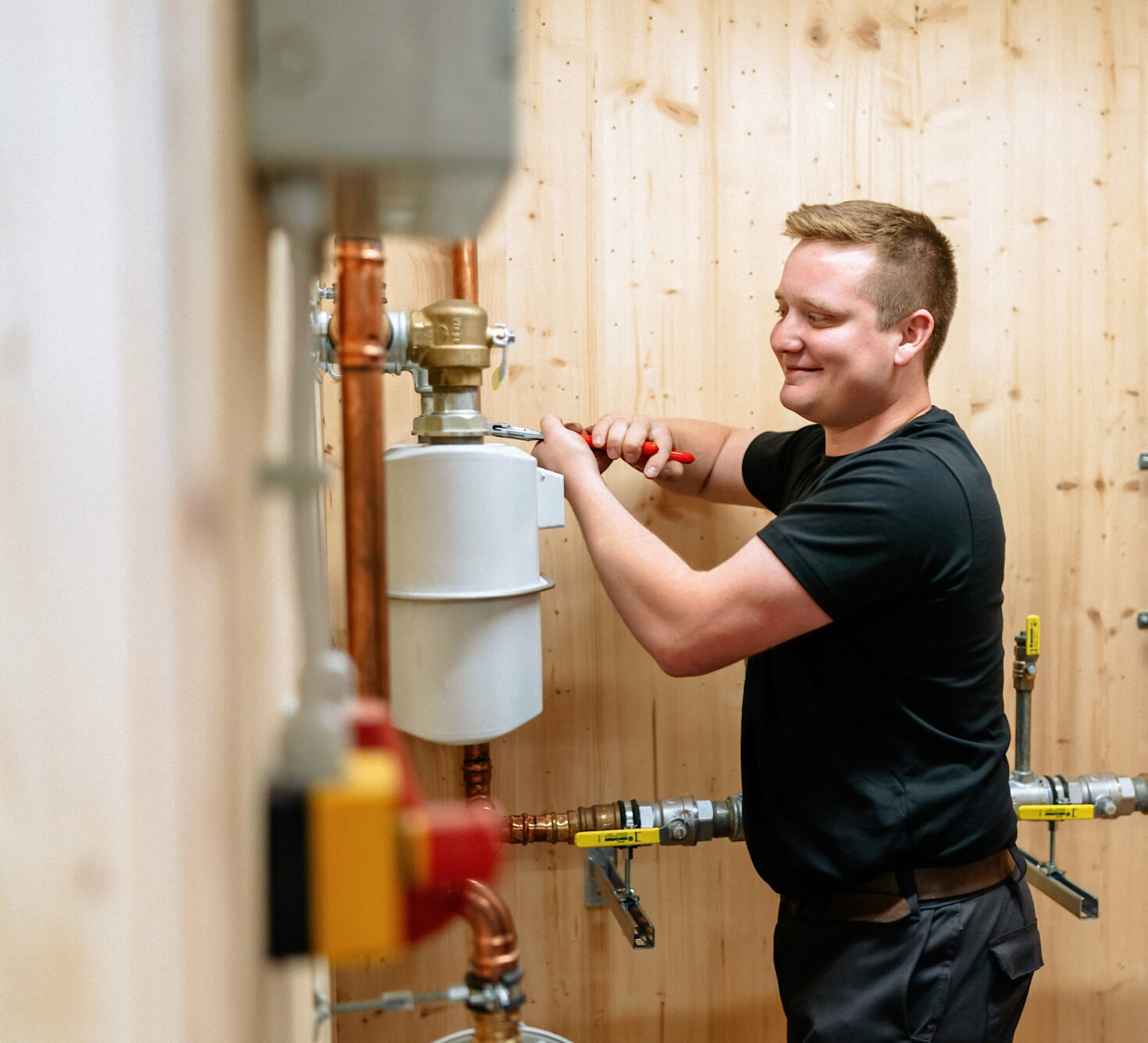 Mitarbeiter Zählerwechsel Gas